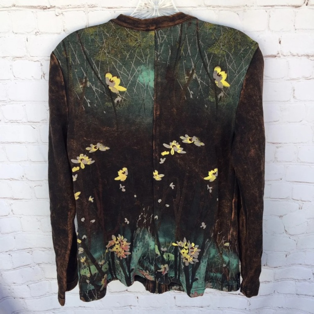 Citron wildflowers jacket
